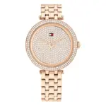 Tommy Hilfiger Natalie Quartz Stållänk Roséguld