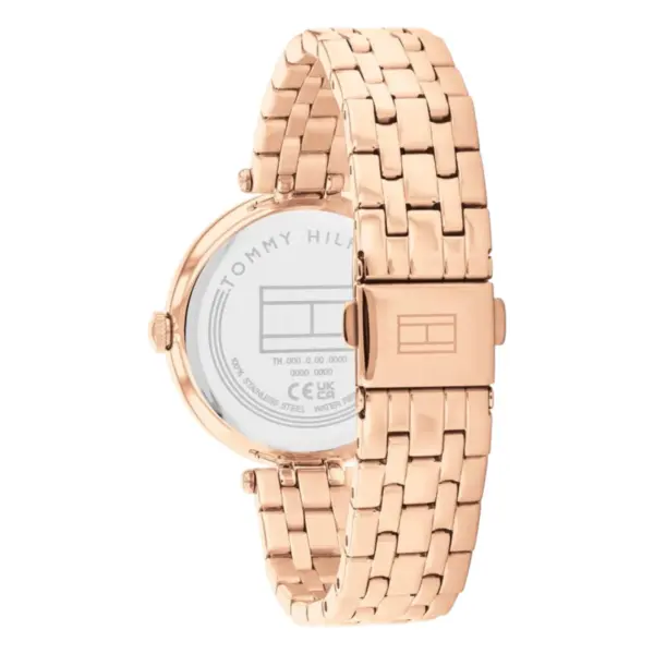Tommy Hilfiger Natalie Quartz Stållänk Roséguld, bild 2