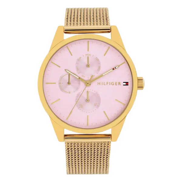 Tommy Hilfiger Camille Quartz Mesh Rosa