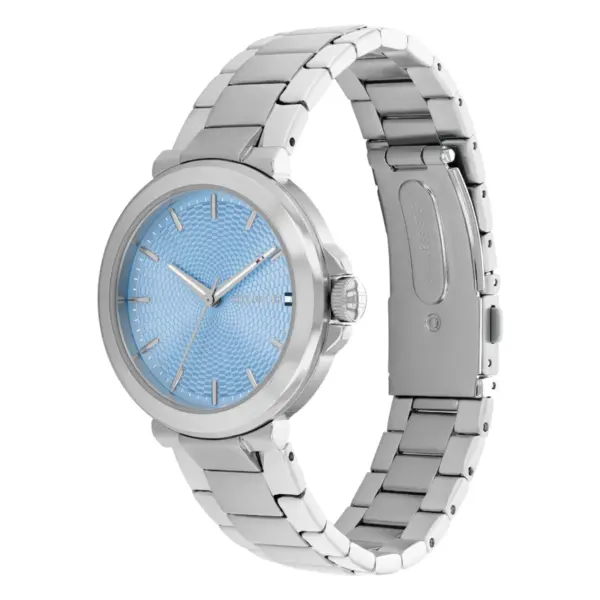 Tommy Hilfiger Lori Quartz Stållänk Isblå, bild 2