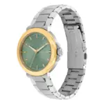 Tommy Hilfiger Lori Quartz Stållänk Grön - Bild 2