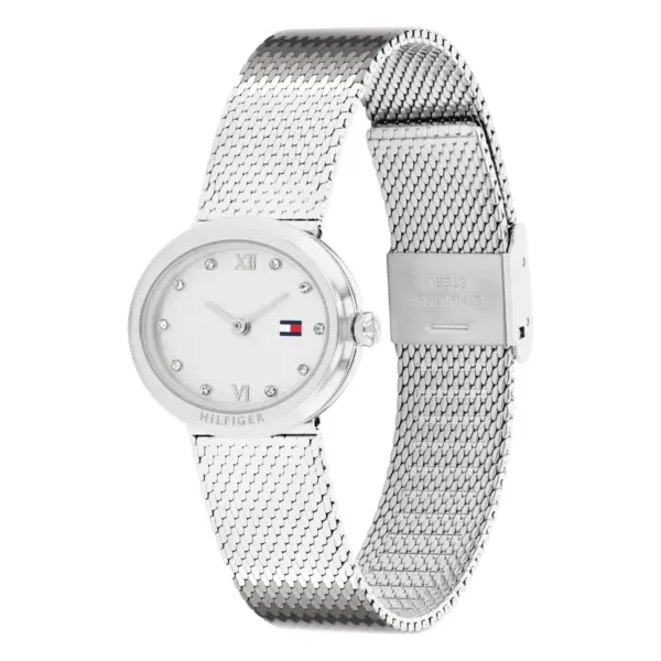 Tommy Hilfiger Moira Quartz Oval Milaneselänk Silver, bild 2