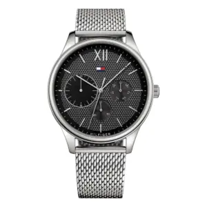 Tommy Hilfiger Damon Quartz Stållänk Svart
