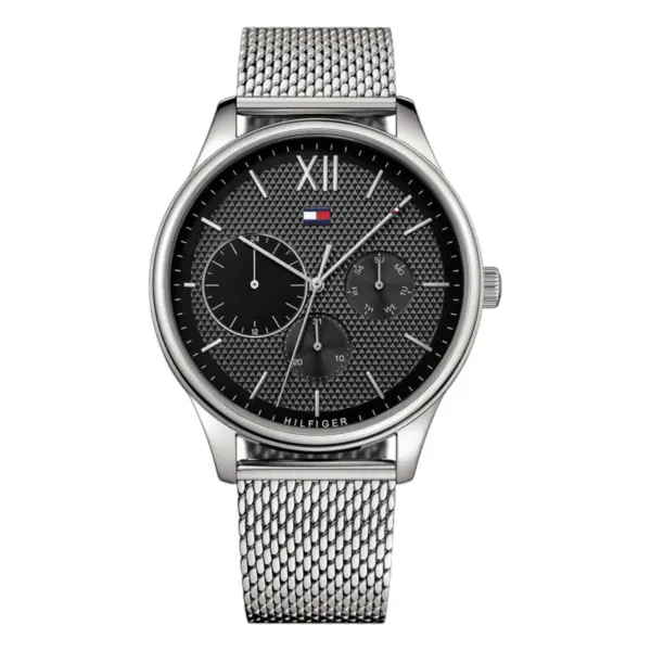 Tommy Hilfiger Damon Quartz Stållänk Svart