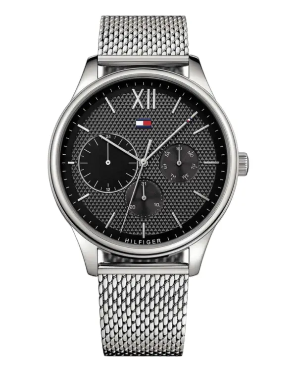 Tommy Hilfiger Damon Quartz Stållänk Svart