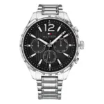 Tommy Hilfiger Gavin Quartz Stållänk Svart