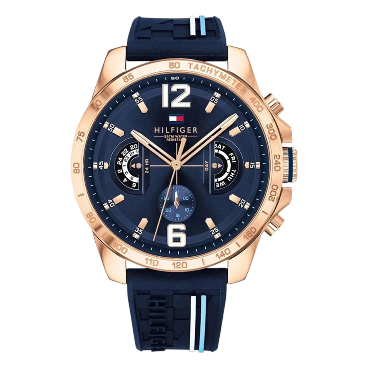 1791474 Tommy Hilfiger Decker Quartz Silikonarmband Blå