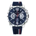 Tommy Hilfiger Decker Quartz Silikon Blå