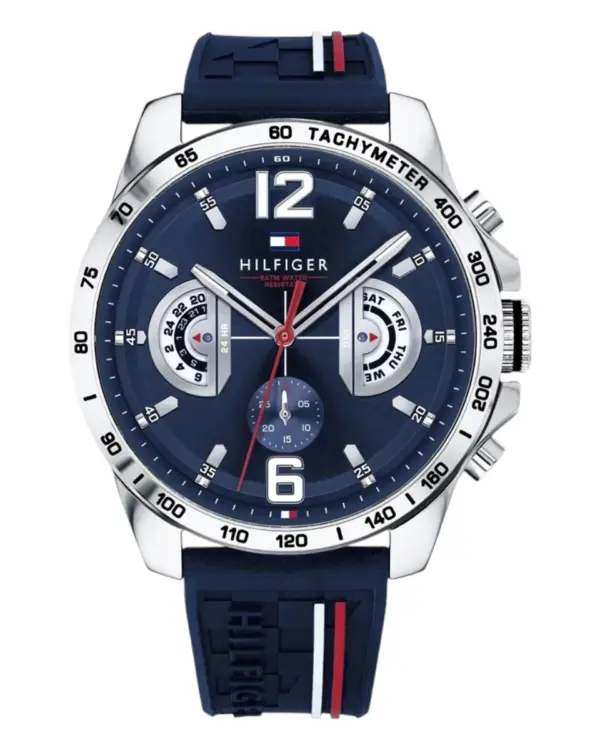Tommy Hilfiger Decker Quartz Silikon Blå