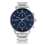Tommy Hilfiger Chase Quartz Stållänk Blå