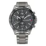 Tommy Hilfiger Bank Quartz Stållänk Grå