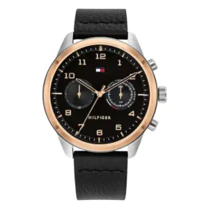 Tommy Hilfiger Patrick Dualtimer Läder Svart