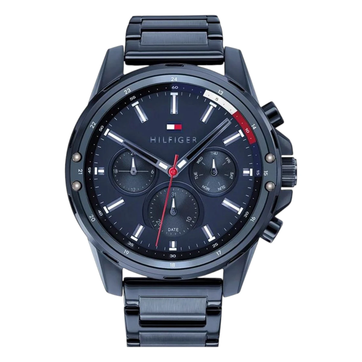 1791789 Tommy Hilfiger Mason Quartz Blåtonad Stållänk Blå