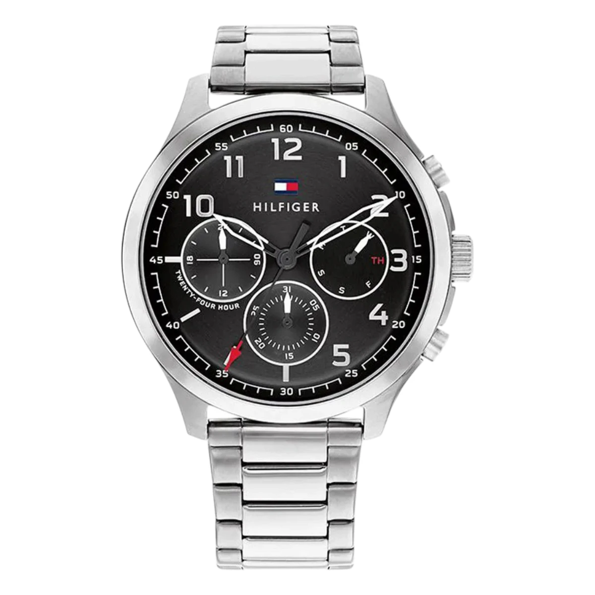 1791852 Tommy Hilfiger Asher Quartz Stållänk Svart