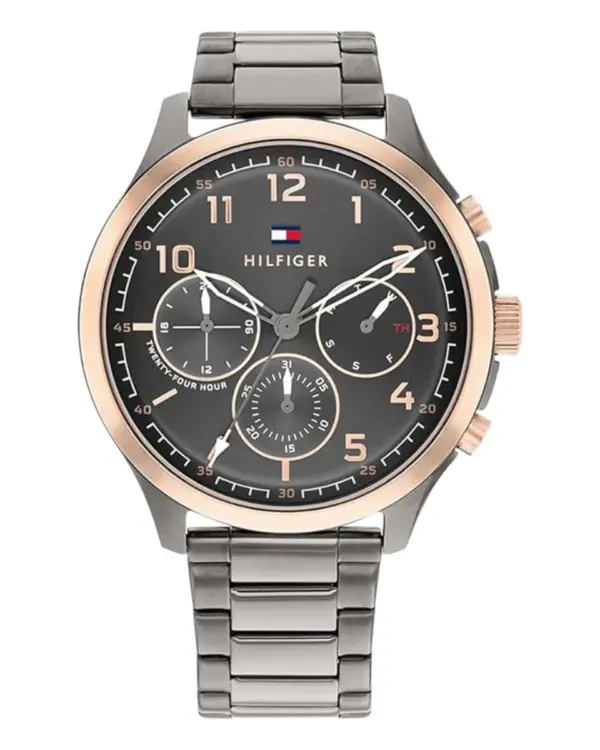 Tommy Hilfiger Asher Quartz Stållänk Grå