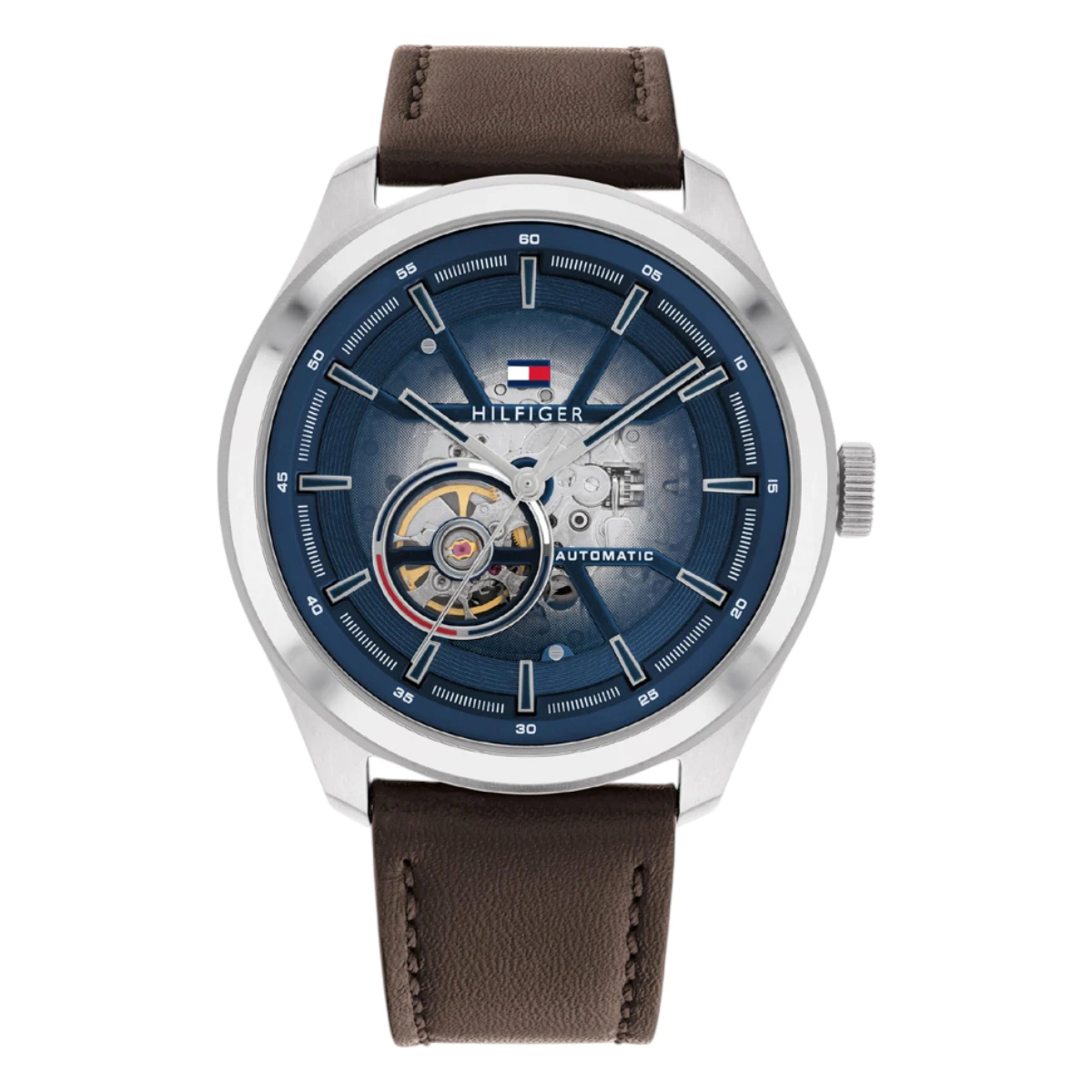 1791888 Tommy Hilfiger Oliver Automatic Läder Blå