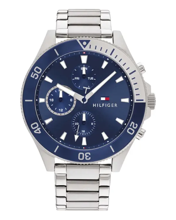 Tommy Hilfiger Larson Quartz Stållänk Blå