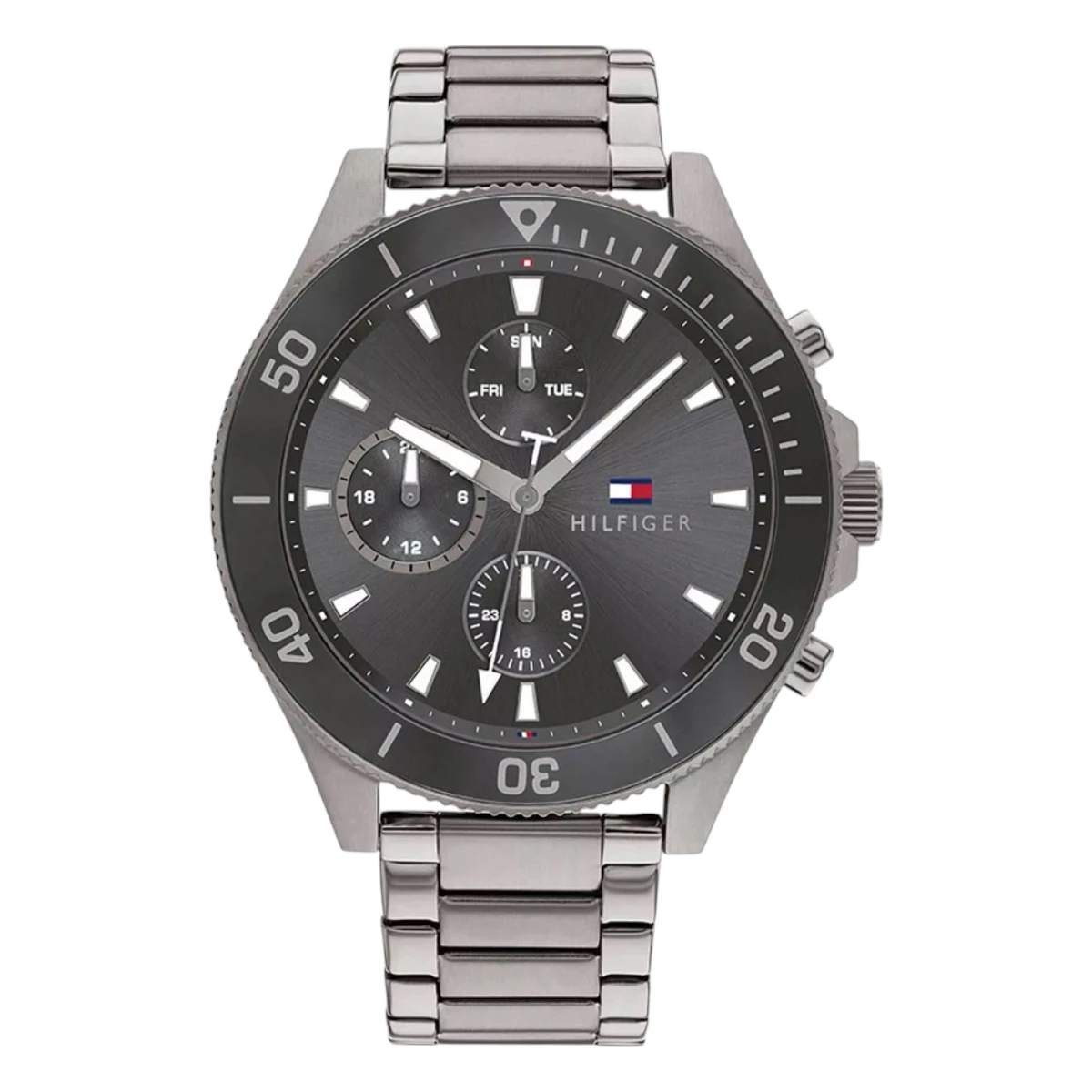1791918 Tommy Hilfiger Larson Quartz Stållänk Grå