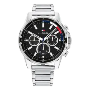 Tommy Hilfiger Mason Quartz Stållänk Svart