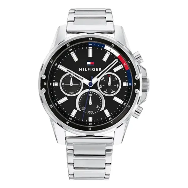 Tommy Hilfiger Mason Quartz Stållänk Svart