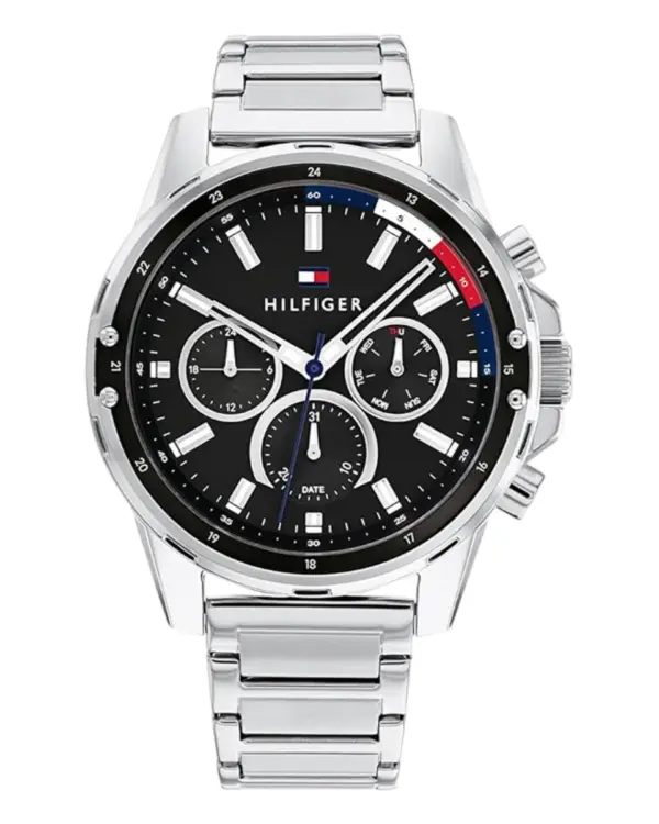 Tommy Hilfiger Mason Quartz Stållänk Svart