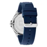 Tommy Hilfiger Quartz Stålboett Silikon Blå - Bild 2