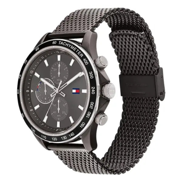 Tommy Hilfiger Miles Quartz Mesh Grå, bild 2