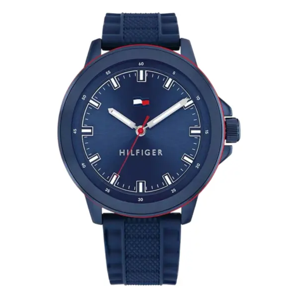 Tommy Hilfiger Nelson Quartz Silikon Blå