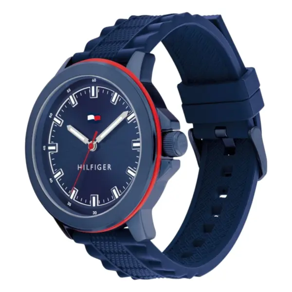Tommy Hilfiger Nelson Quartz Silikon Blå, bild 2