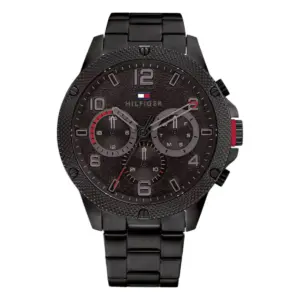 Tommy Hilfiger Blaze Quartz Stållänk Svart