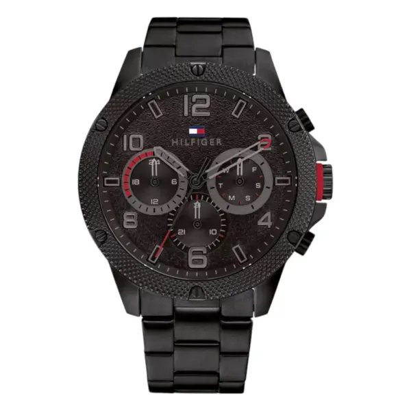 Tommy Hilfiger Blaze Quartz Stållänk Svart