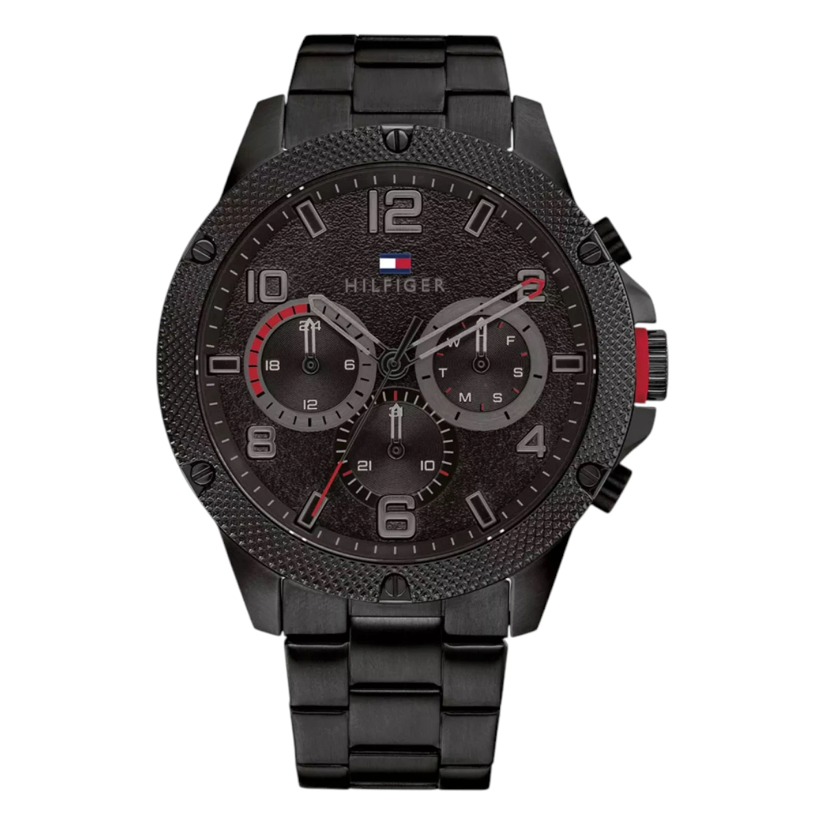 1792030 Tommy Hilfiger Blaze Quartz Stållänk Svart