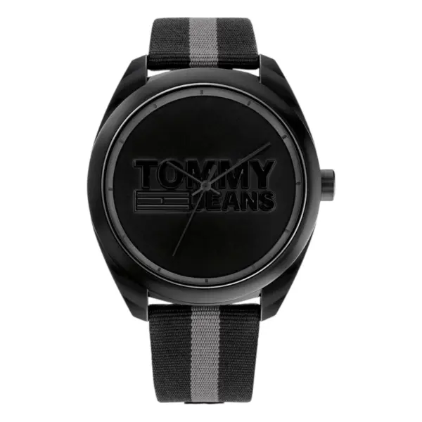 Tommy Hilfiger Quartz Resin Textil Svart