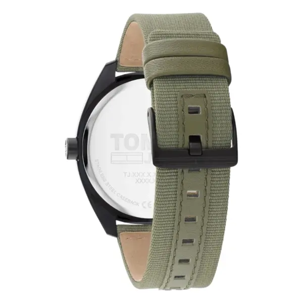 Tommy Hilfiger Quartz Resin Grönt Textilband Svart, bild 2
