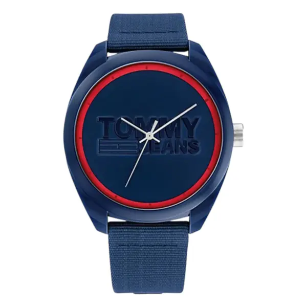 Tommy Hilfiger Quartz Resin Textil Blå