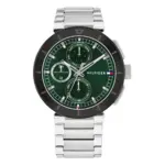 Tommy Hilfiger Lorenzo Quartz Stållänk Grön