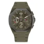 Tommy Hilfiger Neo Quartz Silikonarmband Grön