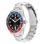 Tommy Hilfiger TH85 GMT Quartz Stållänk Svart - Bild 2