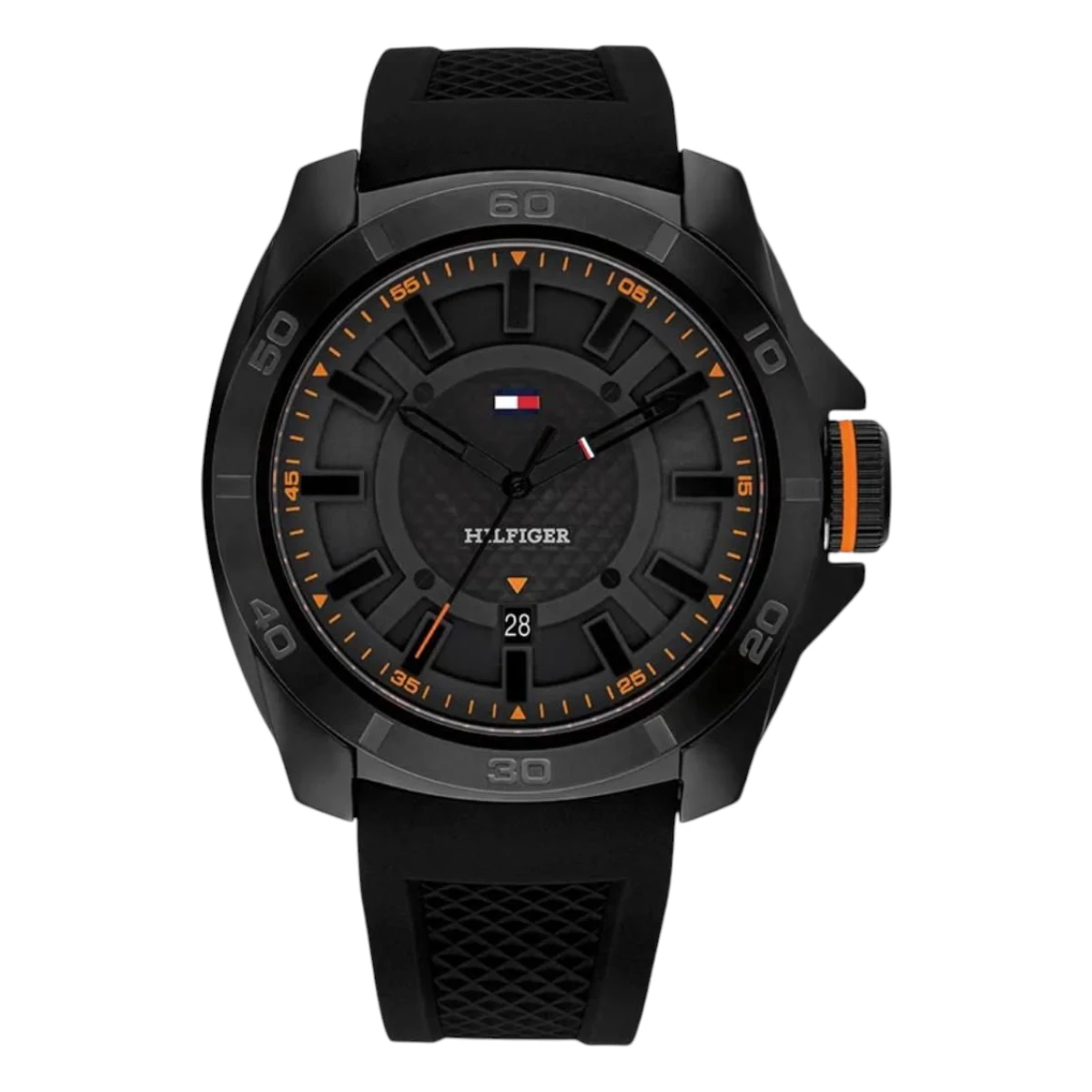 1792137_1 Tommy Hilfiger Windsurf Quartz Silikon Svart - Bild 1