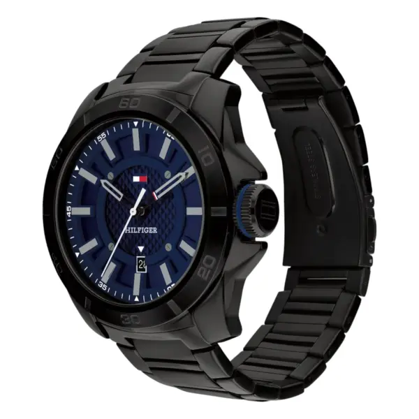 Tommy Hilfiger Windsurf Quartz Stållänk Blå, bild 2