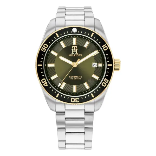 Tommy Hilfiger TH85 Automatic Stållänk Grön