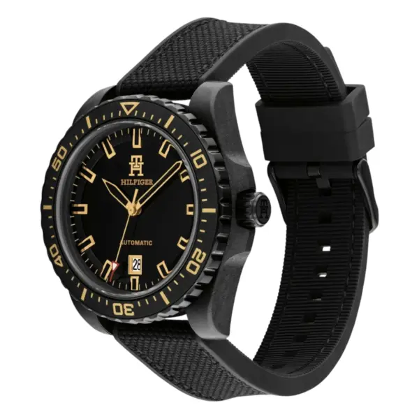 Tommy Hilfiger TH85 Carbon Automatic Silikon Svart, bild 2