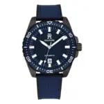 Tommy Hilfiger TH85 Carbon Automatic Silikon Blå