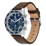 Tommy Hilfiger TH85 Chrono Quartz Läder Blå - Bild 2