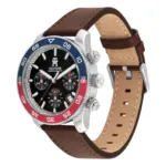 Tommy Hilfiger TH85 Chrono Quartz Brunt Läder Svart - Bild 2