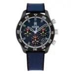 Tommy Hilfiger TH85 Carbon Chronograph Kanvas Blå