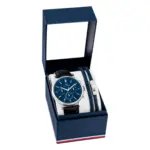 Tommy Hilfiger Quartz Läder Blå - Bild 2