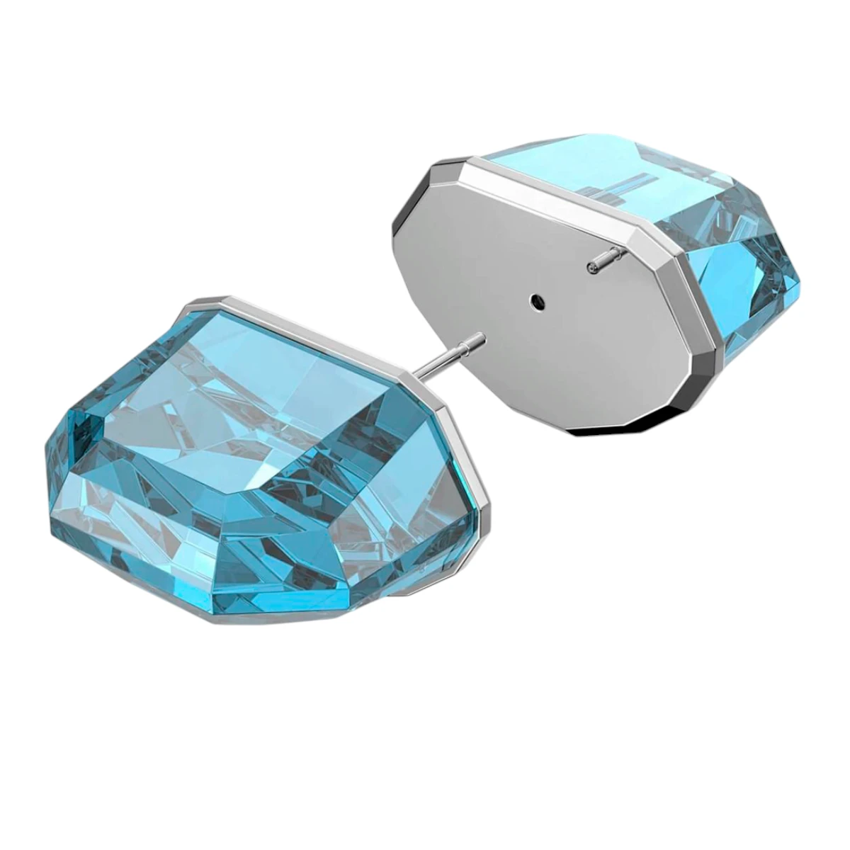 5600255 Swarovski Lucent Örhänge Silverfärgad Blå - Bild 1