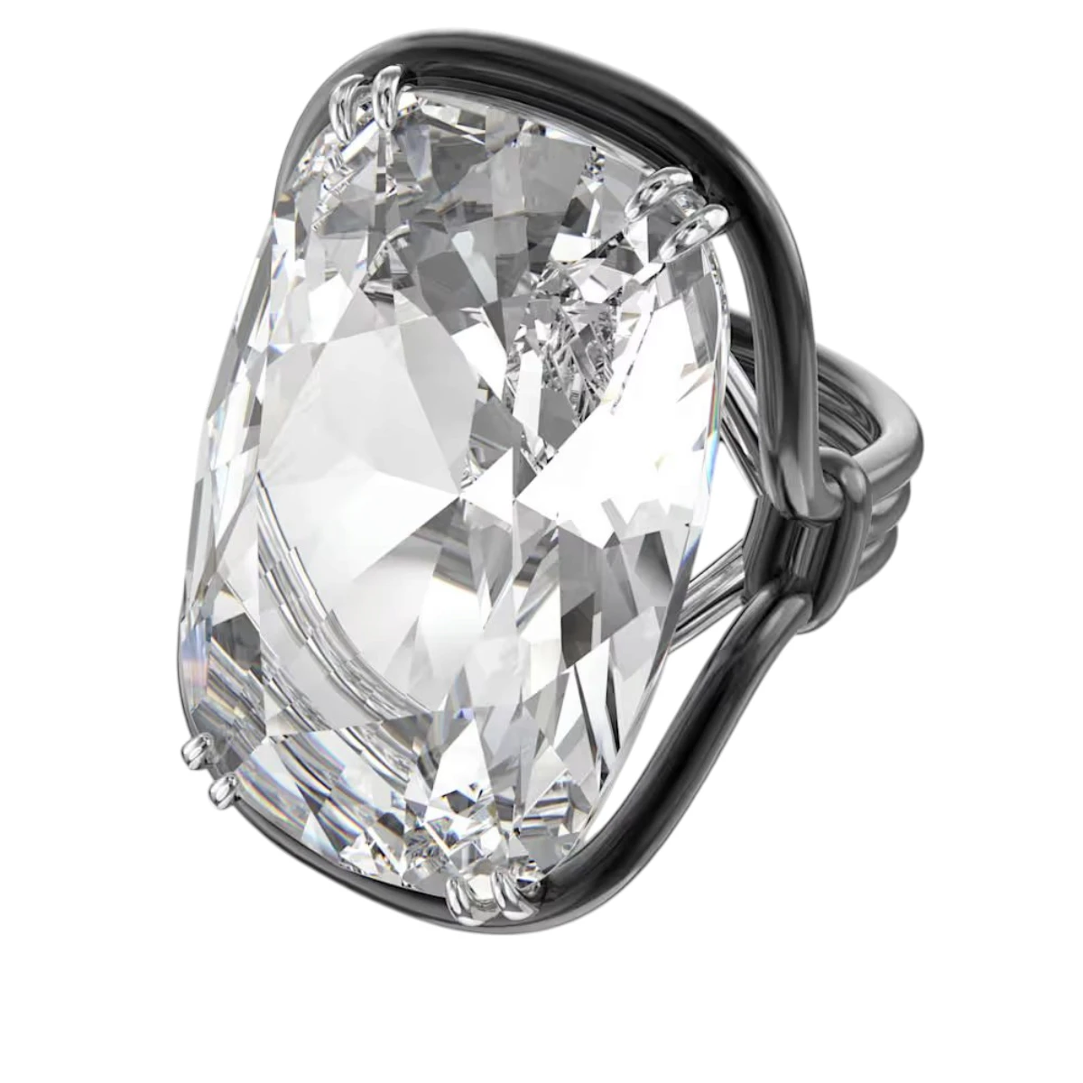 5610344 Swarovski Harmonia Ring Silverfärgad Vit 52 - Bild 1
