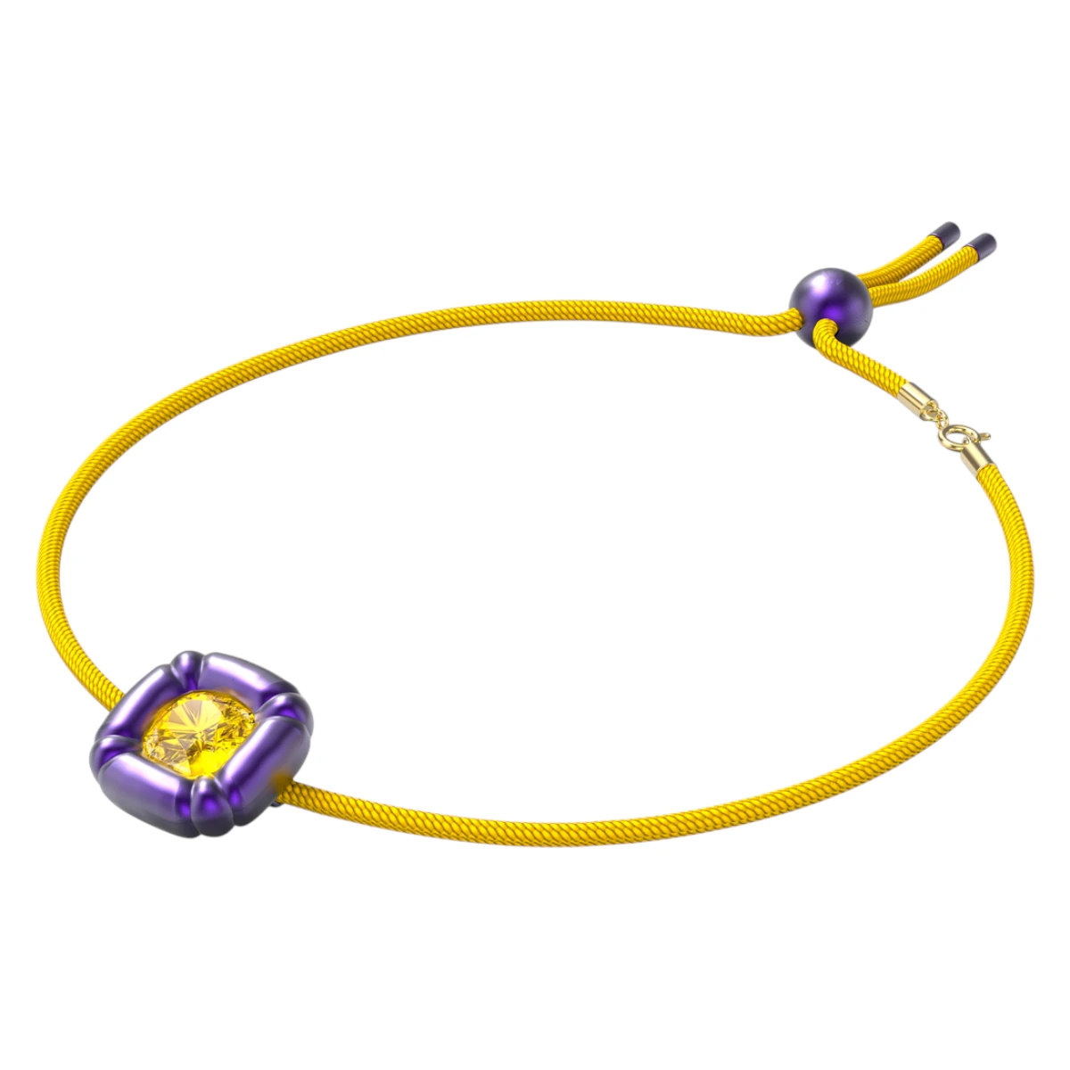 5613645 Swarovski Dulcis Halsband Lila Gul - Bild 1
